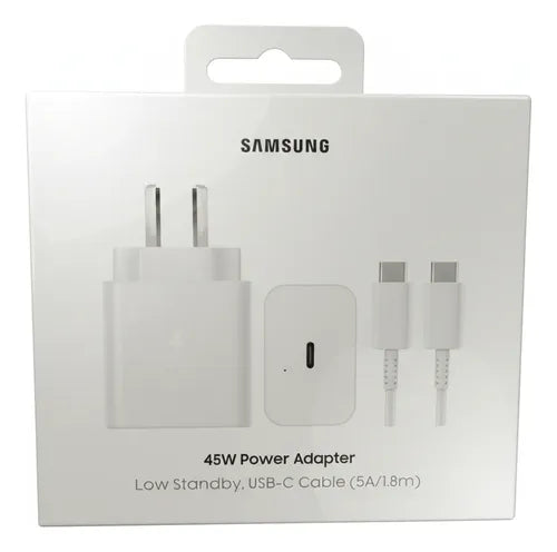 CARGADOR SAMSUNG 45W USB-C CABLE 1.8M