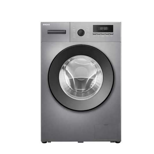 Lavarropas Enova 8KG 1400RPM Silver Inverter LEO8F10GR