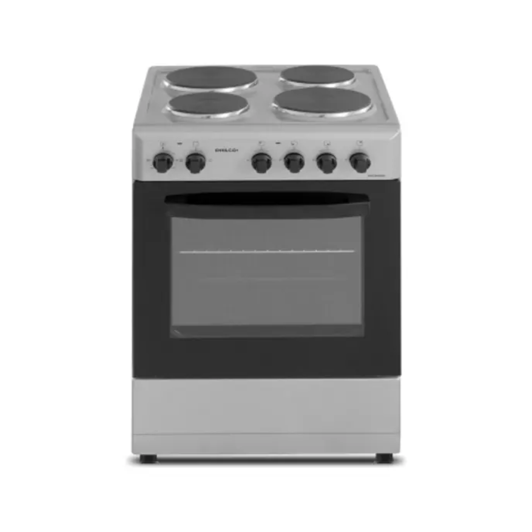 COCINA ELECTRICA PHILCO 4 HORNALLAS 50CM (PLATA)