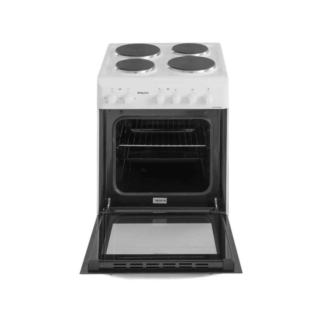 COCINA ELECTRICA PHILCO 4 HORNALLAS 60CM (BLANCA)