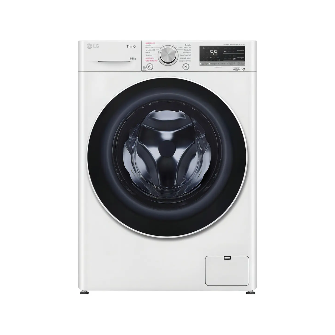 LAVASECARROPAS LG 9/5KG WD90WVC4S6 INVERTER BLANCO 1400RPM