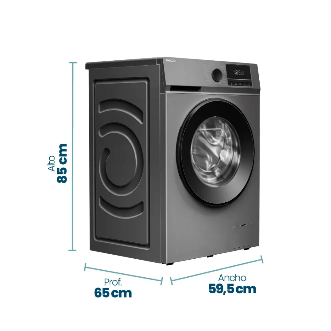 LAVARROPAS PHILCO 11KG INVERTER GRIS